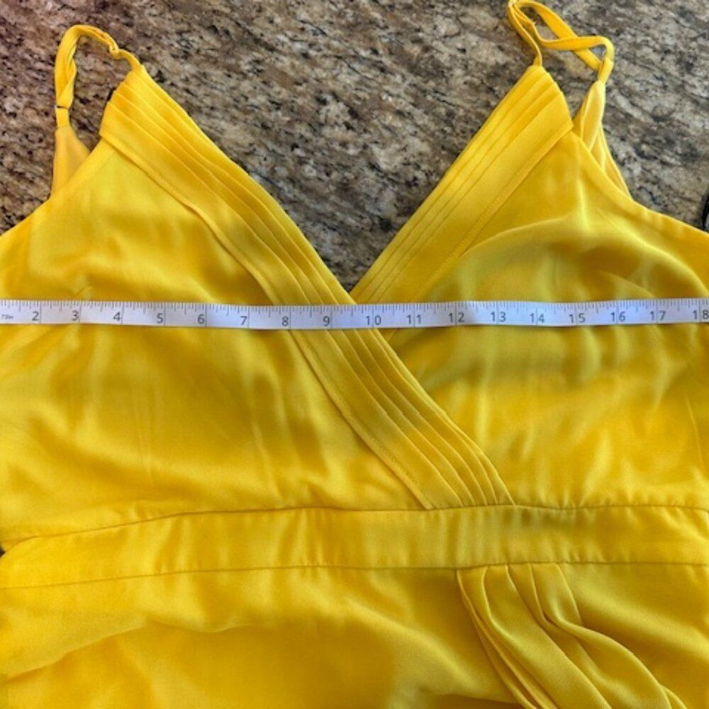 TFNC London Vibrant Yellow Dress   8547  Size 14 - Picture 13 of 13